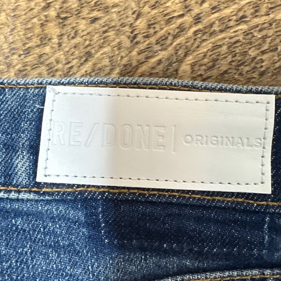 RE/DONE 70's High Rise Ankle Crop Jeans Size 26 NWOT Sample Piece - Picture 6 of 11